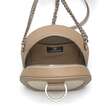Urban Vanilla, Borsa a tracolla in pelle con tracolla a catena MACCA, Beige