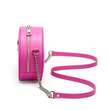 Urban Vanilla, Borsa a tracolla in pelle con catena MACCA, Rosa