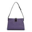 Urban Vanilla, Leather bag with adjustable strap MASHA, Purple