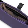 Urban Vanilla, Leather bag with adjustable strap MASHA, Purple
