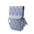 Borsa per cellulare Guess GCube Stripes blu