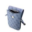 Custodia per telefono Guess PU 4G strisce stampate blu