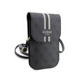 Custodia per telefono Guess PU 4G strisce stampate Nero