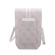 Custodia per telefono Guess PU 4G strisce stampate rosa