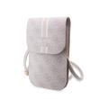 Custodia per telefono Guess PU 4G strisce stampate rosa