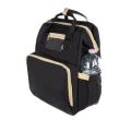 Sacco da letto multifunzionale per neonati, con manici, nero, 35x14x45 cm, Isotrade