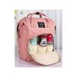Borsa/zaino termico per mamme, neonati, Verk Group, impermeabile, rosa, max 15 kg, 24x17x38 cm