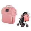 Borsa/zaino termico per mamme, neonati, Verk Group, impermeabile, rosa, max 15 kg, 24x17x38 cm