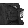 Cartella/zaino tattico, 5 scomparti, poliestere 600D, nero, 38 L, 37x29x55 cm, Isotrade