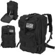 Cartella/zaino tattico, 5 scomparti, poliestere 600D, nero, 38 L, 37x29x55 cm, Isotrade