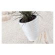 Vaso da fiori decorativo, rotondo, bianco, 18/37 L, 38,8x43,6 cm, Sabbia