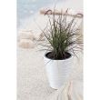 Vaso da fiori decorativo, rotondo, bianco, 34,5x38,5 cm, Sabbia