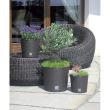 Vaso da fiori decorativo, rotondo, marrone, 40x37,5 cm, Rato Round