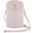 Guess Pink Triangle 4G Phone Bag (adjustable strap)