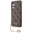 Custodia Guess 4G Charms Samsung Galaxy S24 Marrone