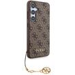 Custodia Guess 4G Charms Samsung Galaxy S24 Marrone