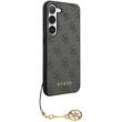 Custodia Guess 4G Charms Samsung Galaxy S24 Plus grigia