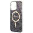 Guess Coque 4G MagSafe iPhone 15 Pro Noir