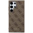  Custodia Guess 4G Metal Gold Logo Samsung Galaxy S24 Ultra Marrone