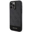 Guess 4G Stripe Logo MagSafe Custodia iPhone 15 Pro Nero
