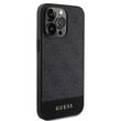 Guess 4G Stripe Logo MagSafe Custodia iPhone 15 Pro Nero