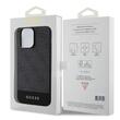 Guess 4G Stripe Logo MagSafe Custodia iPhone 15 Pro Nero