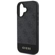 Custodia Guess 4G Stripe Logo per iPhone 16 Grigia