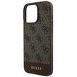 Custodia Guess 4G Stripe Logo iPhone 16 Pro Max Marrone