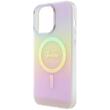 Custodia Guess Iridescent Script MagSafe iPhone 15 Pro Rosa
