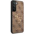 Guess Husa PU 4G Metal Logo Samsung Galaxy S23 Maro