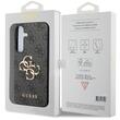 Custodia Guess PU 4G Metal Logo Samsung Galaxy S24 Plus Grigio