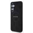 Guess Husa PU Leather 4G Colored Ring MagSafe Samsung Galaxy S25 Negru