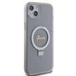 Guess Husa Anneau Support Paillettes MagSafe iPhone 15 Plus Transparent