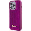 Custodia Guess con logo in paillettes per iPhone 15 Pro Magenta