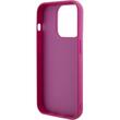 Custodia Guess con logo in paillettes per iPhone 15 Pro Magenta
