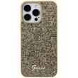 Guess Case Square Mirror Script Logo iPhone 15 Pro Max Gold