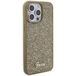 Guess Case Square Mirror Script Logo iPhone 15 Pro Max Gold