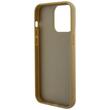Guess Case Square Mirror Script Logo iPhone 15 Pro Max Gold