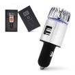 Purificatore d'aria per auto 2in1, con caricatore per auto USB, 2 porte