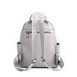 Mochila de piel color avellana