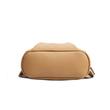 Sac à dos en cuir noisette