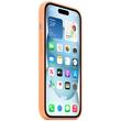 Apple Original Silicone iPhone 15 Case, MagSafe, Orange Sorbet