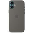 Funda de silicona original de Apple para iPhone 16, MagSafe, gris piedra