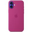 Funda de silicona original de Apple para iPhone 16 Plus, MagSafe, fucsia (de temporada)