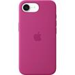 Originele Apple siliconenhoes voor iPhone 16e, fuchsia