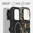 Burga Husa Dual Layer Magsafe Bloomy Garden iPhone 17 Pro