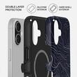Funda Burga Husa de doble capa Magsafe Drifting Shores Line para iPhone 17