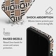 Burga Hoesje Dubbellaags Monogram iPhone 14 Pro Max