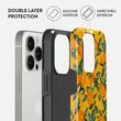 Burga Hoesje Dubbellaags Oranje Limonade iPhone 15 Pro Max