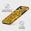 Burga Hoesje Dubbellaags Oranje Limonade iPhone 15 Pro Max